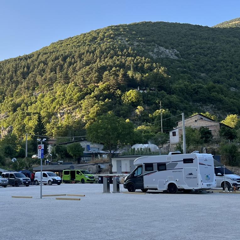 sosta camper scanno