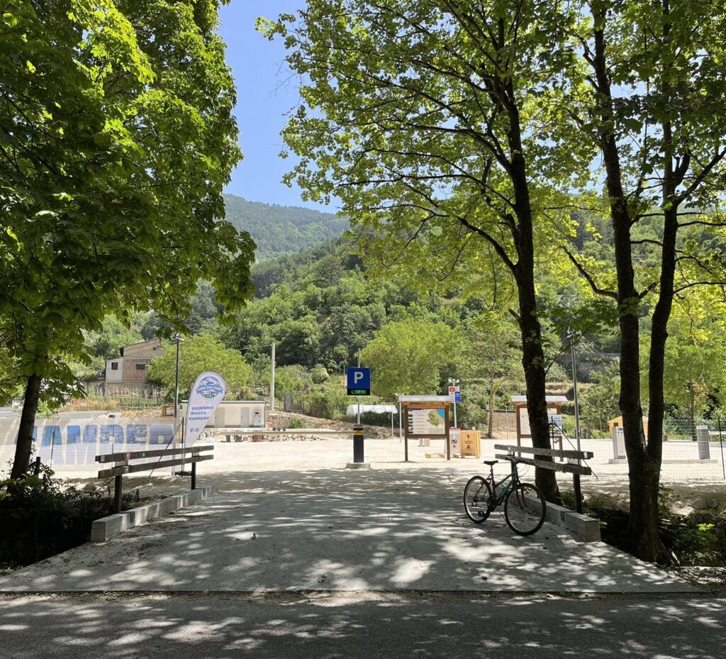 sosta camper scanno