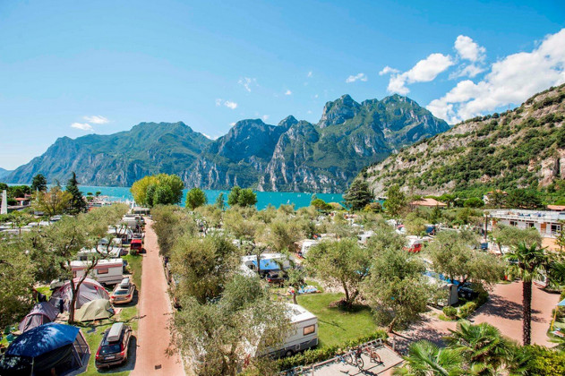 Sosta camper sul Lago di Garda