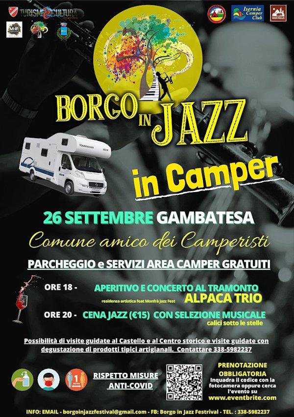 Borgo in Jazz Festival 2020 in Camper