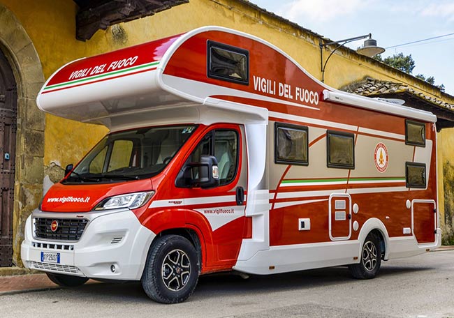 Il Camper dei Vigili del Fuoco
