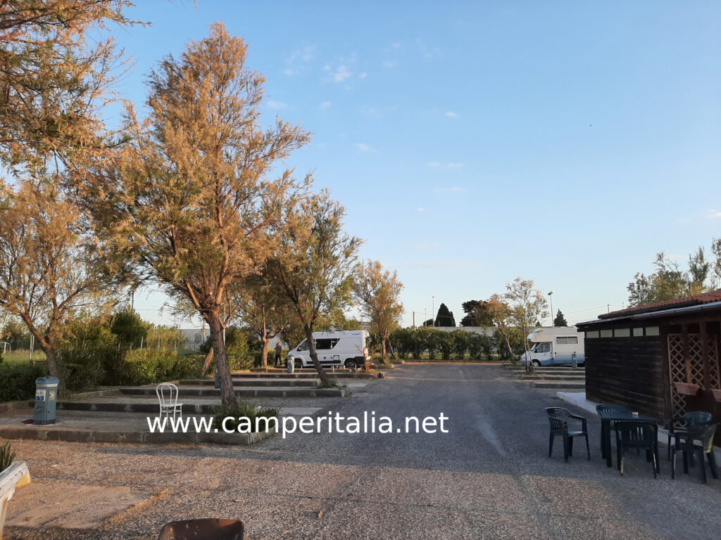 sosta camper lesina