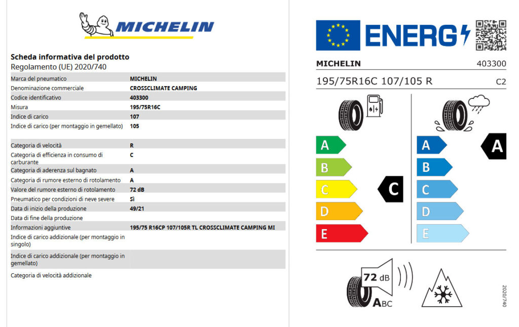 Michelin CrossClimate Camping